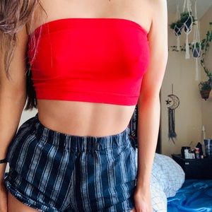 Boutique Red Tube Top